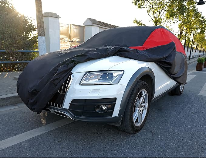 MORNYRAY Car Cover Waterproof All Weather Windproof Snowproof UV Protection - Image 7