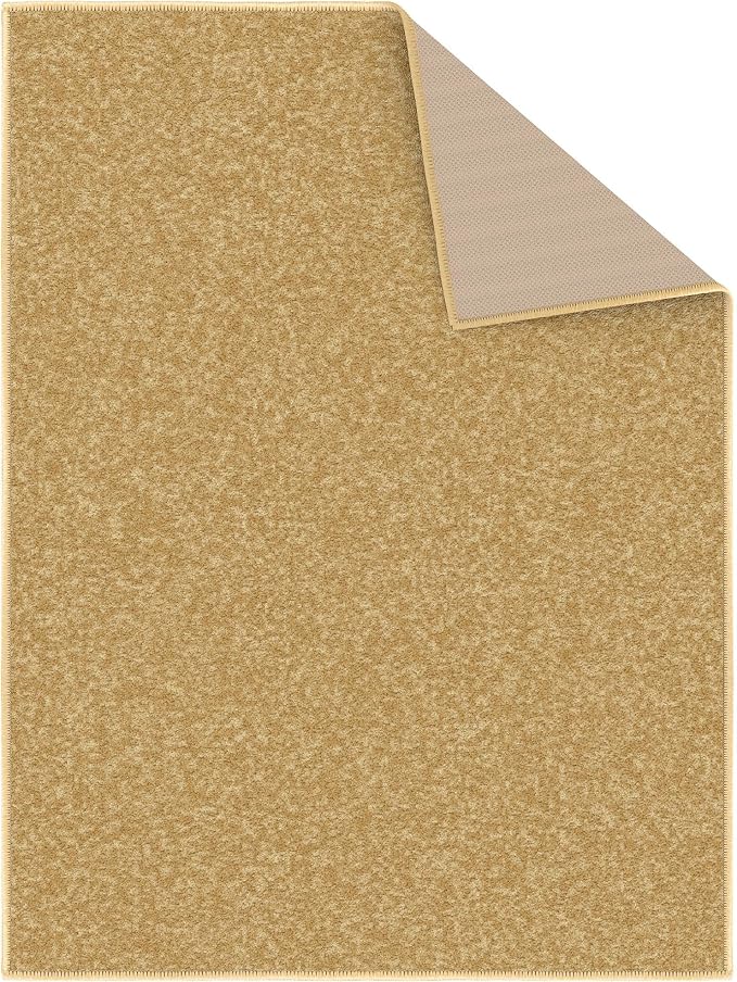 Ottomanson Rugs for Entryway 2'3" x 3' Non Slip Solid Small Area Rugs Durable - Image 8