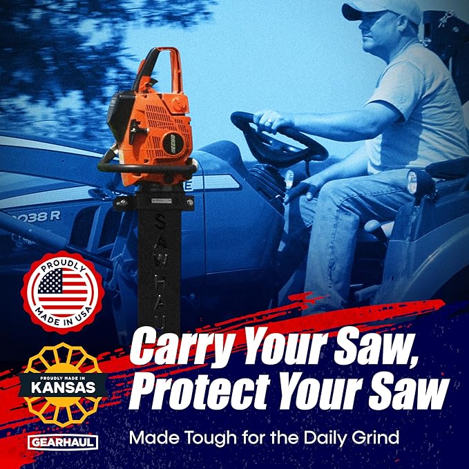 SawHaul Universal Tractor Chainsaw Holder - Image 2