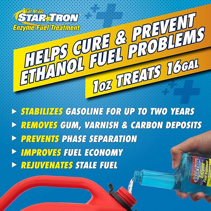 Star Tron Enzyme Fuel Treatment Concentrate, 16 Fl. Oz. – Treats up to 256 - Image 5