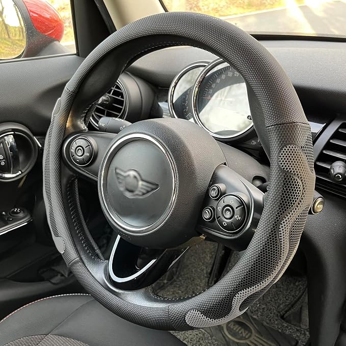 PINCTROT Large Size Comfy Grip Steering Wheel Cover, Anti-Slip Design, by PINCTROT