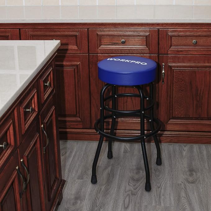 WORKPRO W112003 Garage Shop Stool, Heavy-Duty Steel Construction Garage Stool - Image 9