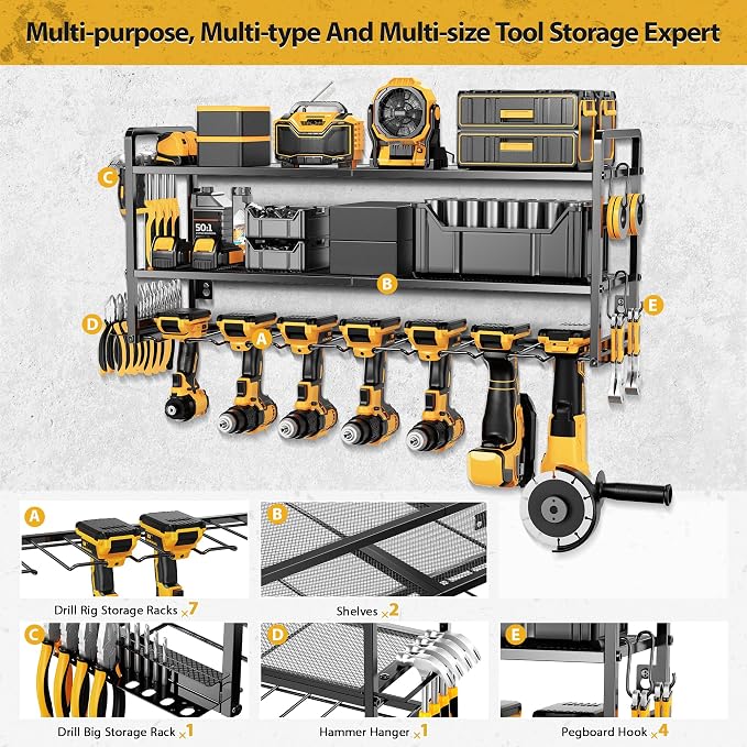 LBT Power Tool Organizer Wall Mount - Image 7