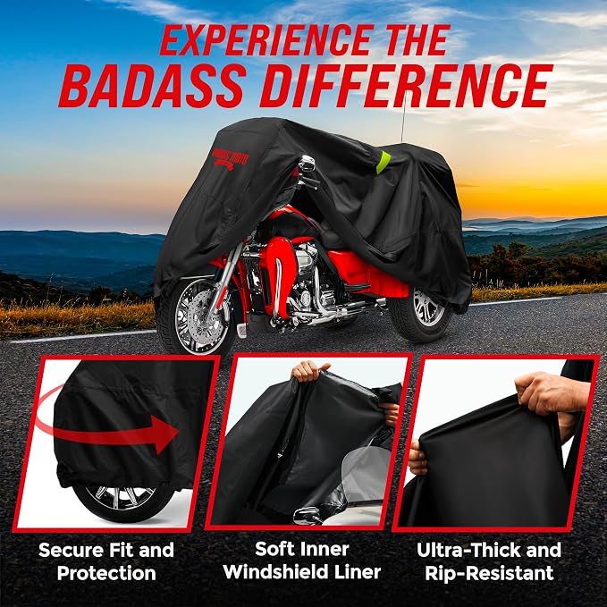Badass Moto Fits Harley Davidson Trike Cover - Image 2