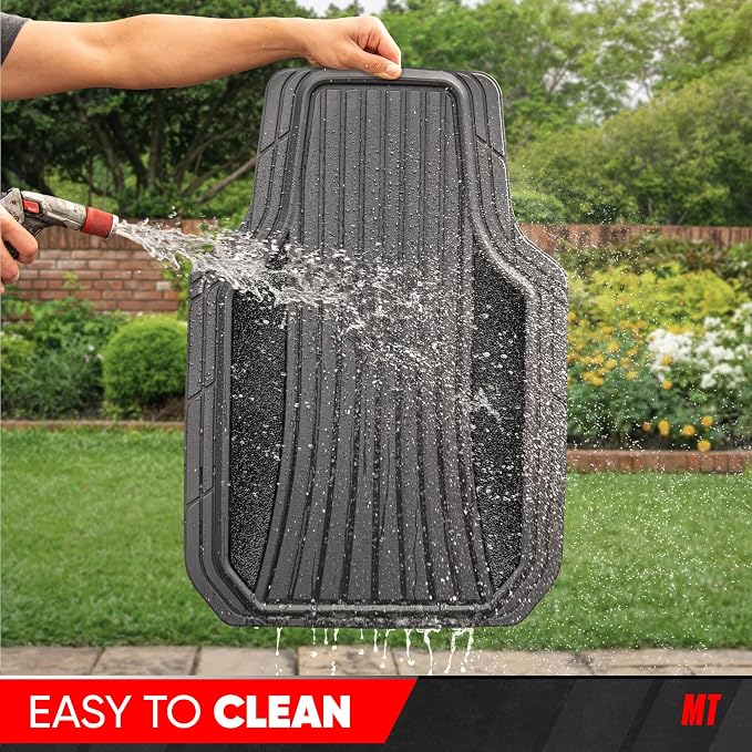 Motor Trend ChromeTech Car Floor Mats Full Set - Image 8