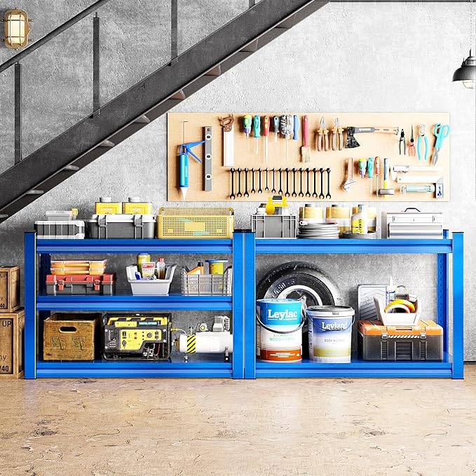 Garage Shelving Heavy Duty，Large Loads Adjustable Garage Storage Shelves - Image 2