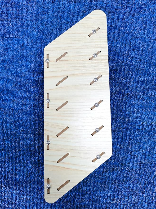 6-Tier Hanging Wooden Sandpaper Storage Holder, Sandpaper Organizer - Image 8
