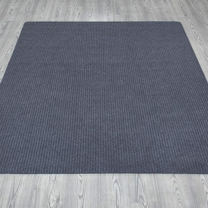 Ottomanson 5' x 6'6" Mud Mat Area Rug Scraper Carpet - Image 6