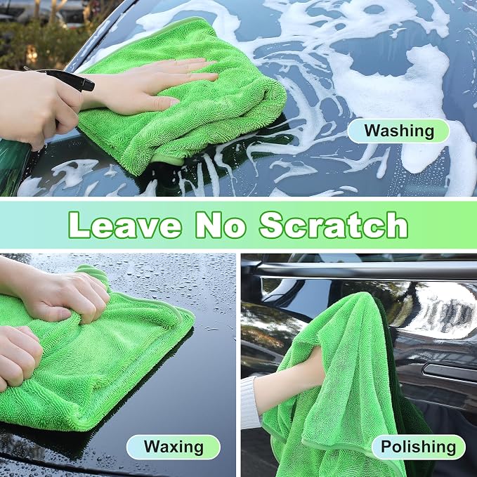 JOYMOOP Car Dry Towel, Quick Drying, Medium Size, Microfiber Cleaning Cloth - Image 6