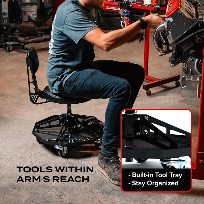 Vyper Robust Steel Sport Shop Chair - Image 6