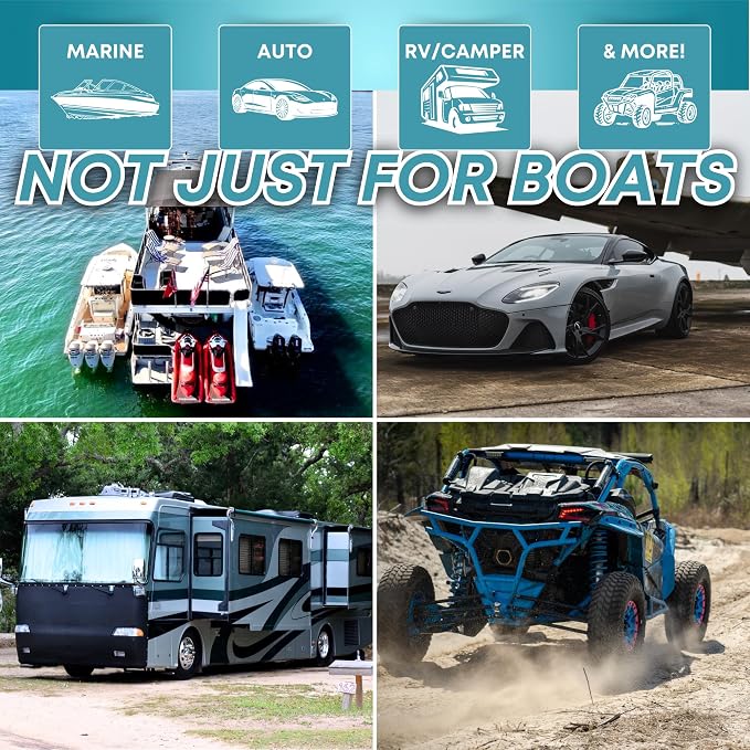 WIPEDOWN 3-in-1 Ceramic Waterless Wash & Quick Detailer | Boat Cleaner | Marine - Image 9