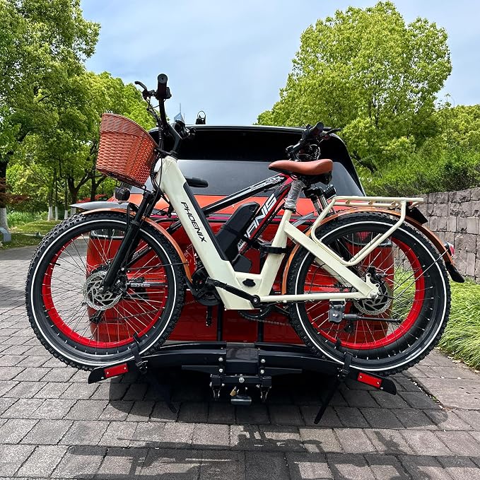 Foldable Electric Bike Rack Hitch Mount - Image 9