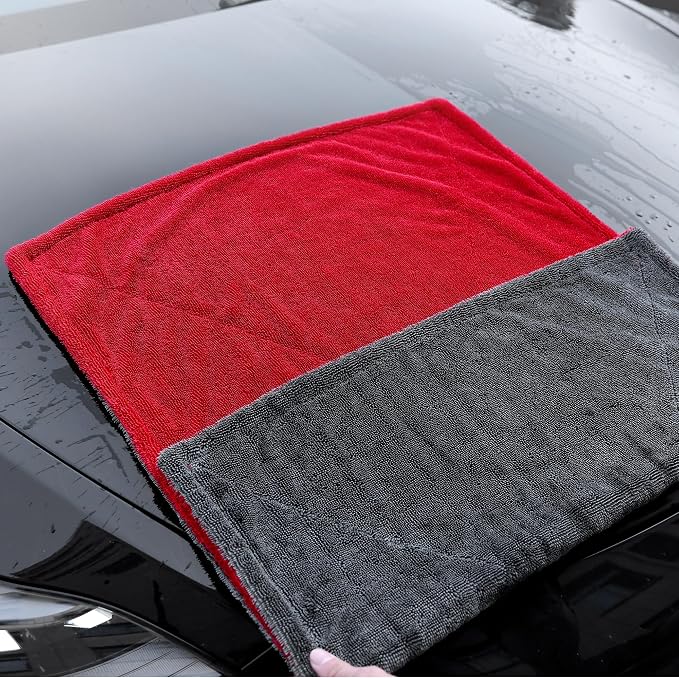 LIVOS Extra Large Car Drying Towel, Twisted Terry Microfiber Towels - Image 4