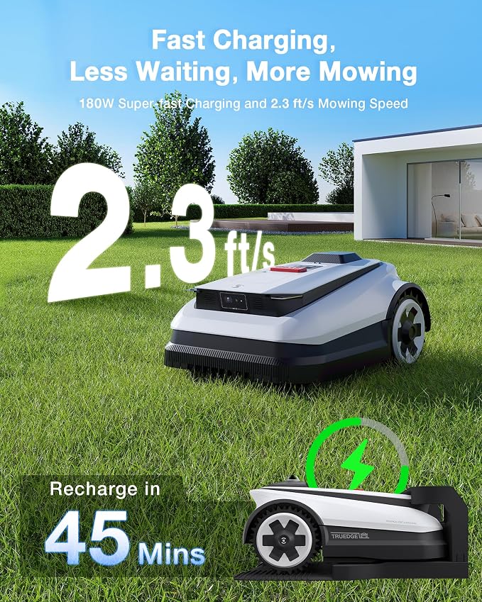 ECOVACS Goat A2500 RTK Robot Lawn Mower, Lidar-Enhanced RTK+Vision Navigation - Image 4