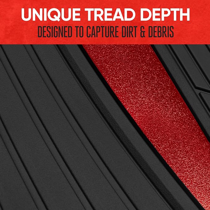 Motor Trend ChromeTech Car Floor Mats Full Set - Image 4