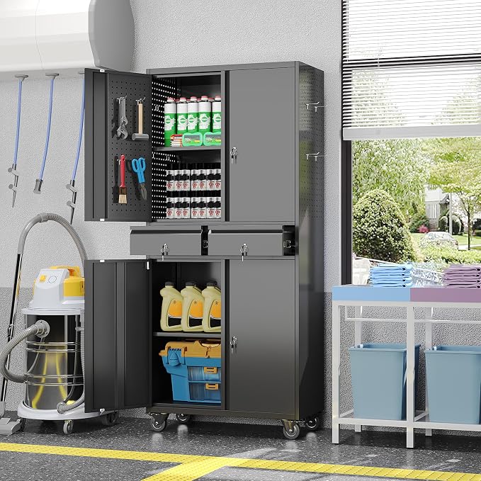 Metal Garage Storage Cabinet - Image 2