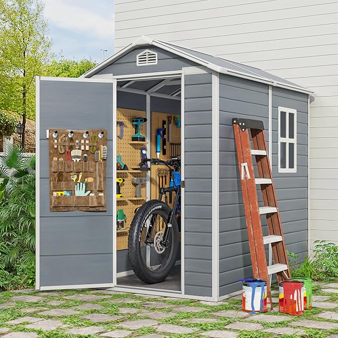 Gizoon 6x4 FT Outdoor Storage Shed - Image 4