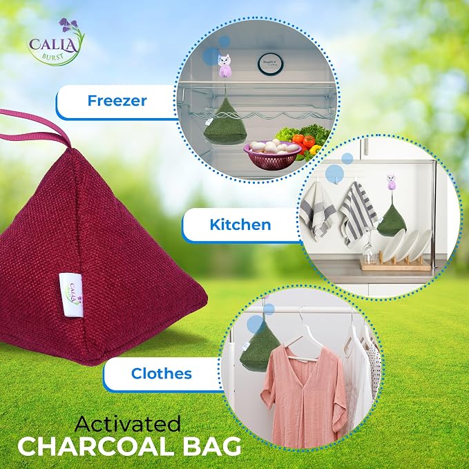 4 Pack Bamboo Charcoal Air Purifier Bags 200 Grams Each - Image 5