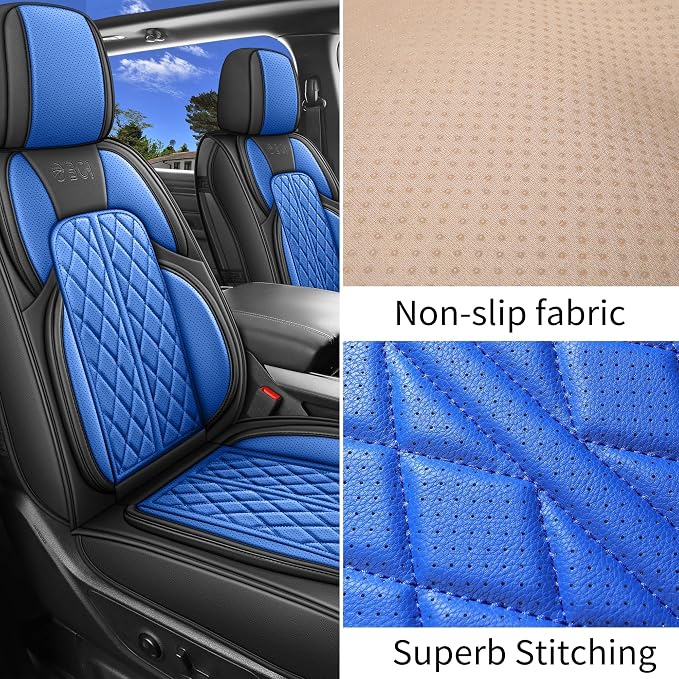 Car Seat Cover Custom Fit for Dodge Ram 1500 2500 3500 2009-2024 Faux Leather - Image 4