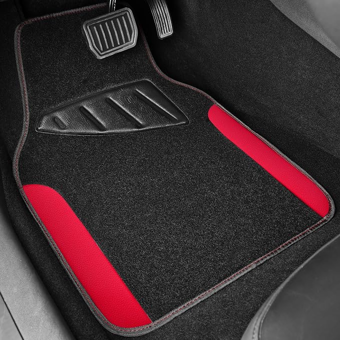 CAR PASS Waterproof Universal Faux Leather 3Row Car Floor Mats, Set of Vehicles - Image 7
