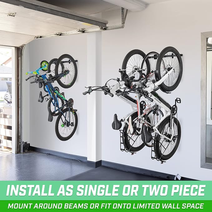 GoSports 6 ft Wall Mounted Bike Rack - Image 4