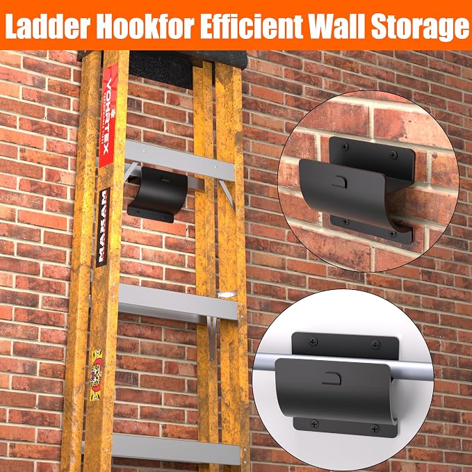 Ladder Hooks, 2 Pack Ladder Hangers - Image 3