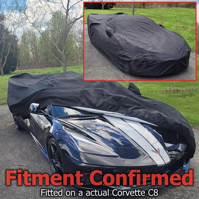 Custom FIT Car Cover fits 2020-2025 Chevy Corvette C8 XTREMECOVERPRO Diamond - Image 2