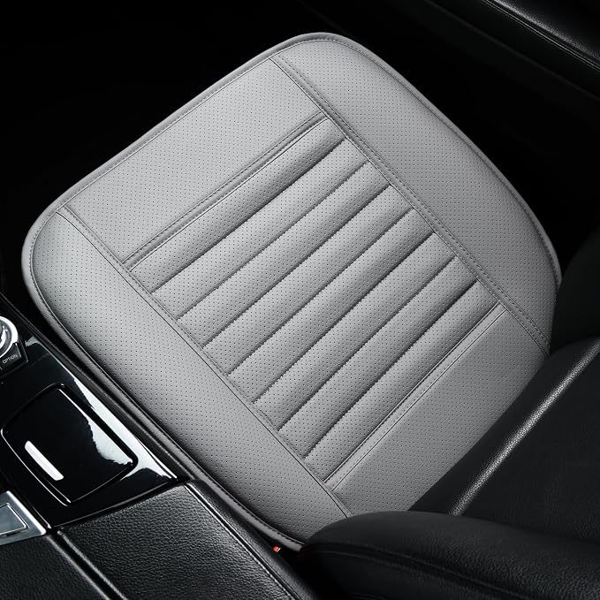 2pc Edge Wrapping Comfortable Car Front Seat Covers, Seat Protectors, Anti-Slip - Image 2
