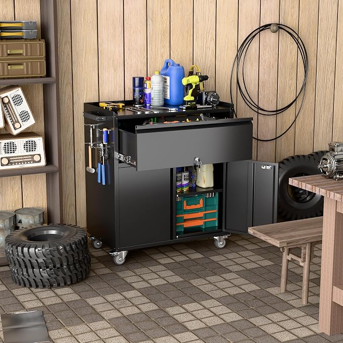 Metal Garage Storage Cabinet - Image 2