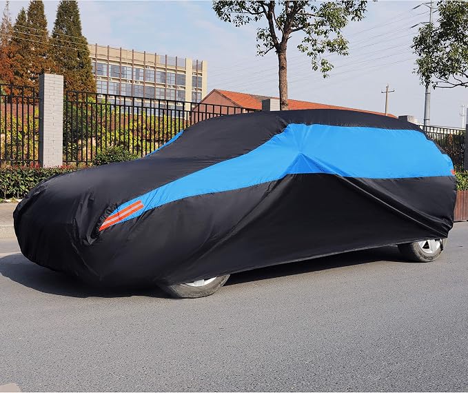 MORNYRAY Waterproof Car Cover All Weather Snowproof UV Protection Windproof - Image 7