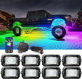 MICTUNING C2 Max RGB+IC Chasing Color LED Rock Lights by MICTUNINGINC
