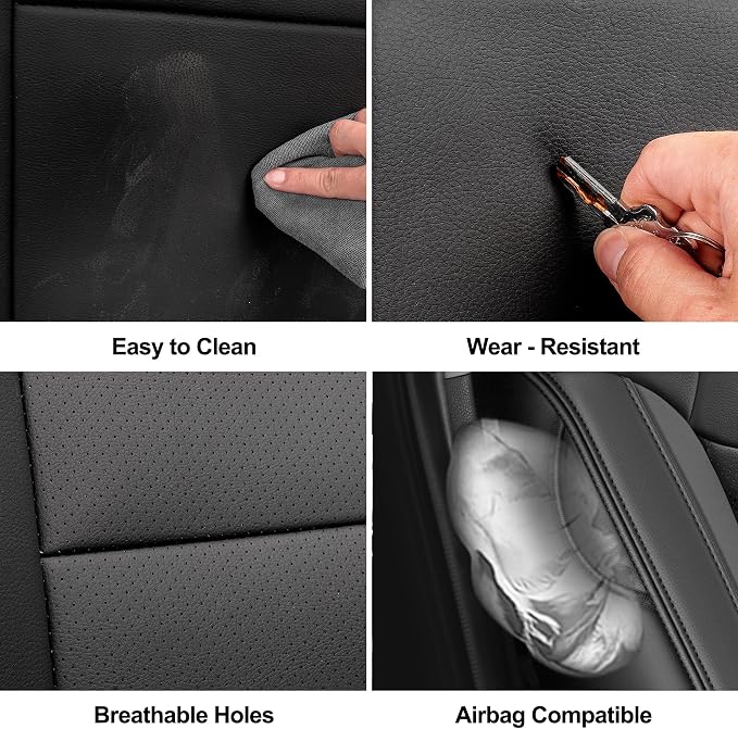 GIANT PANDA Full Set Car Seat Covers Customized Jeep Wrangler TJ Rubicon Sahara - Image 4