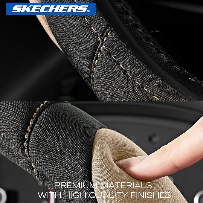 Skechers Steering Wheel Cover, Memory Foam Car Steering Wheel Cover, - Image 4