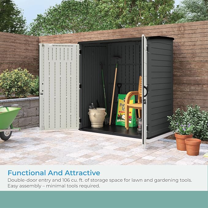 Suncast Extra-Large Vertical Storage Shed - Image 4