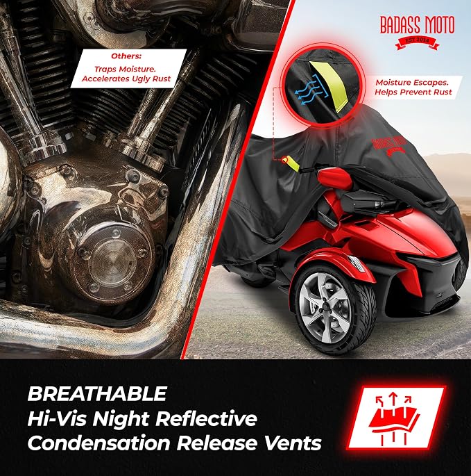 Badass Moto Ultimate Can Am Spyder Cover RT Limited, 2020-2025 Sea to Sky. Fits - Image 4