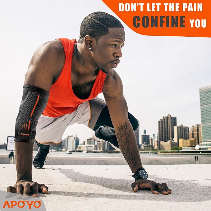 APOYO Elbow Brace for Tendonitis and Tennis Elbow, Compression Sleeve for - Image 4