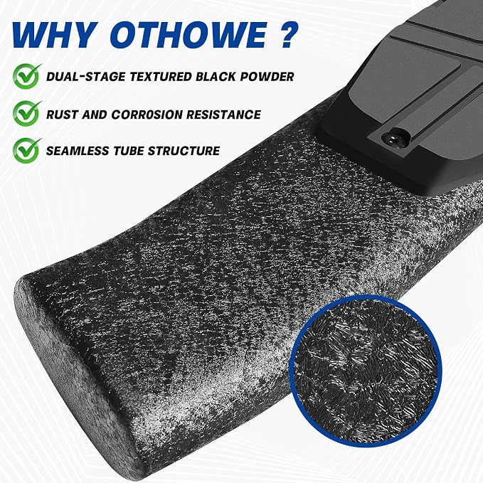 4.3 Inches Oval Tube Bar Running Boards Compatible - Image 6
