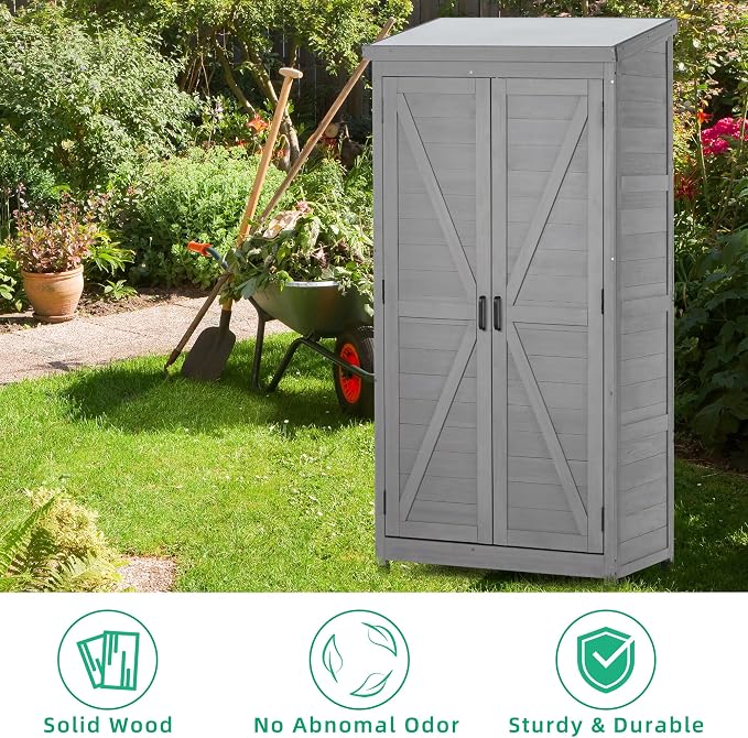 Outdoor Storage Shed Waterproof, Potting Shed - Image 6