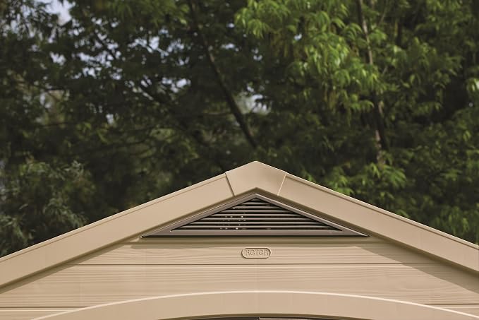 Keter Factor 8x8 Foot Large Resin Outdoor Shed - Image 8