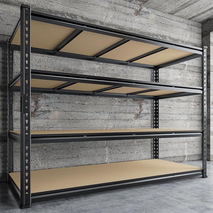59.8" W Metal Shelving 59.8" H Storage Shelves 2200LBS Garage Shelving - Image 9