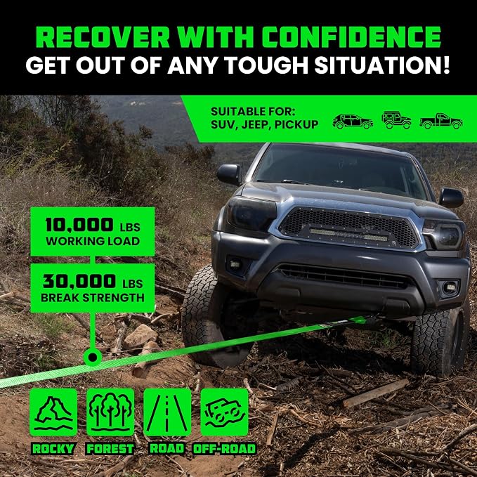 Rhino USA Recovery Tow Strap - Image 4