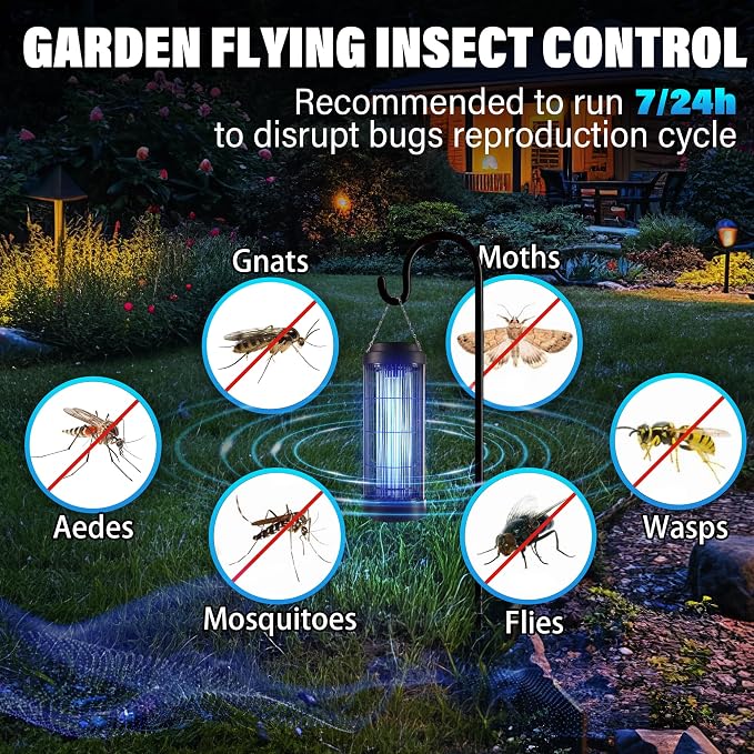Large Size Bug Zapper Outdoor for 1/2 Acres - Image 3