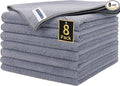 HOMERHYME Microfiber Cleaning Cloths, 8 Pack Cleaning Rags, Lint-Free 300GSM by HOMERHYME