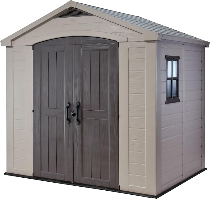 Keter Factor Large Resin Outdoor Storage Shed by Keter