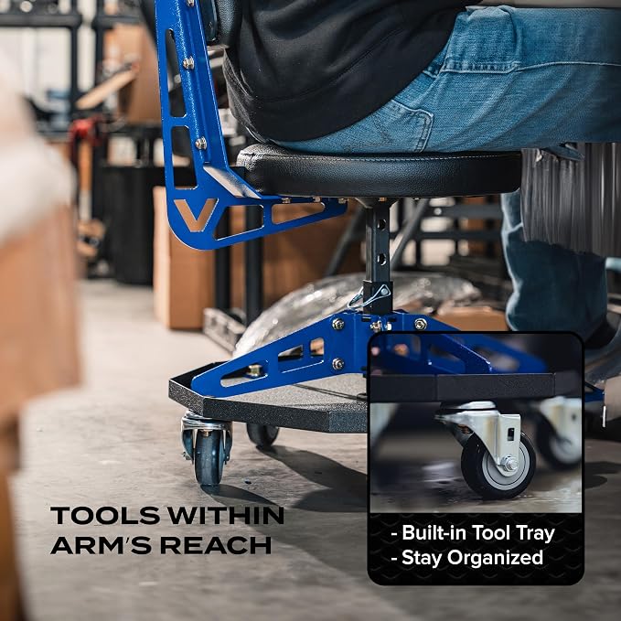Vyper Robust Steel Sport Shop Chair - Image 6