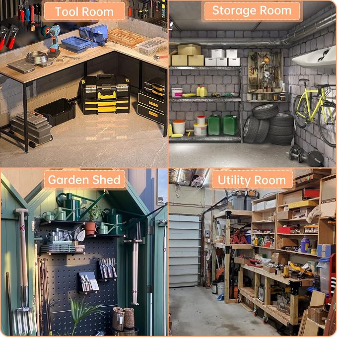 10x10FT Outdoor Metal Storage Shed, Lockable Weatherproof Garden Shed - Image 7