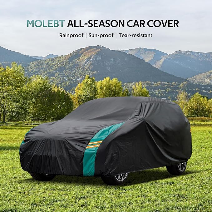 Compact SUV Car Cover Waterproof All Weather, Universal Fit - Image 7