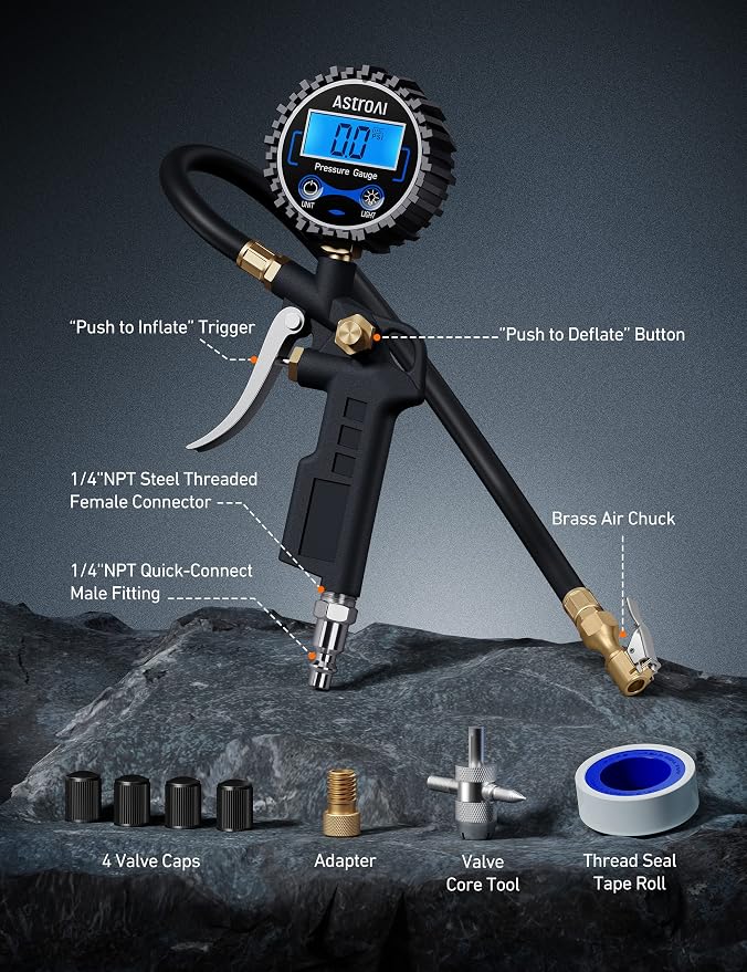 AstroAI Digital Tire Pressure Gauge - Image 2