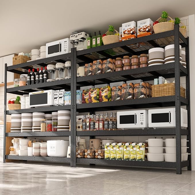 MUPATER 72.05” W × 24.02” D × 83.86” H, Heavy Duty Metal Storage Shelves - Image 2