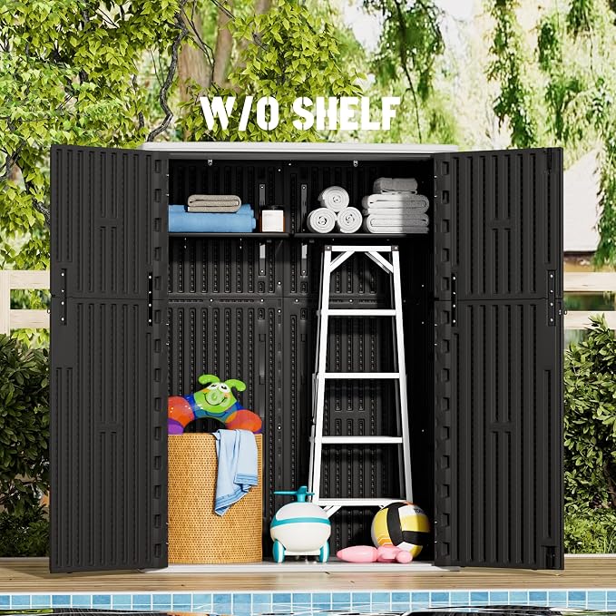 Vertical Outdoor Storage Cabinets, Plastic Sheds&Outdoor Storage - Image 4